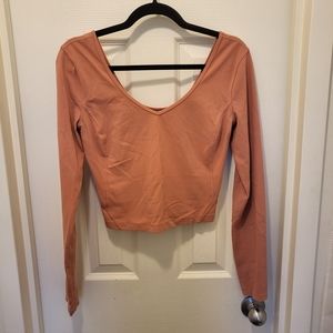 Lululemon Pink Align Long Sleeve Crop
